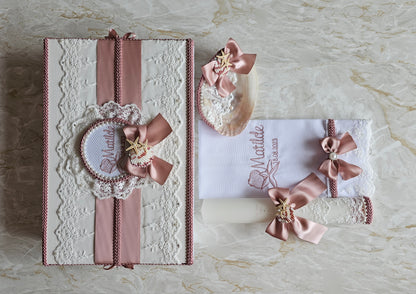 Conjunto de Batismo "Matilde" Mar