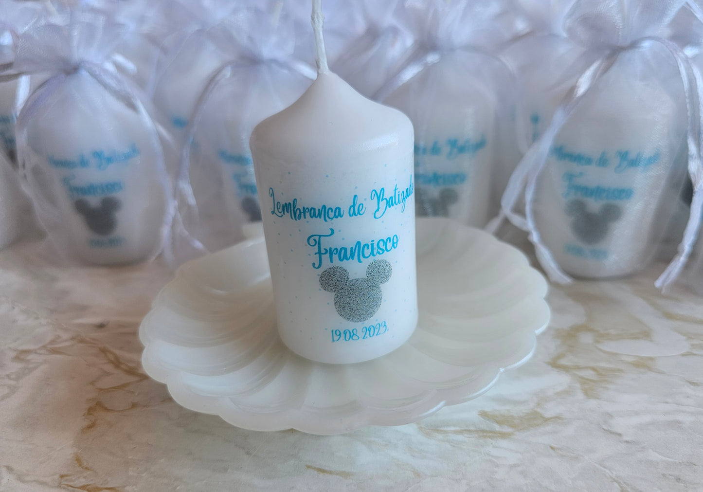 Vela personalizada "Francisco"