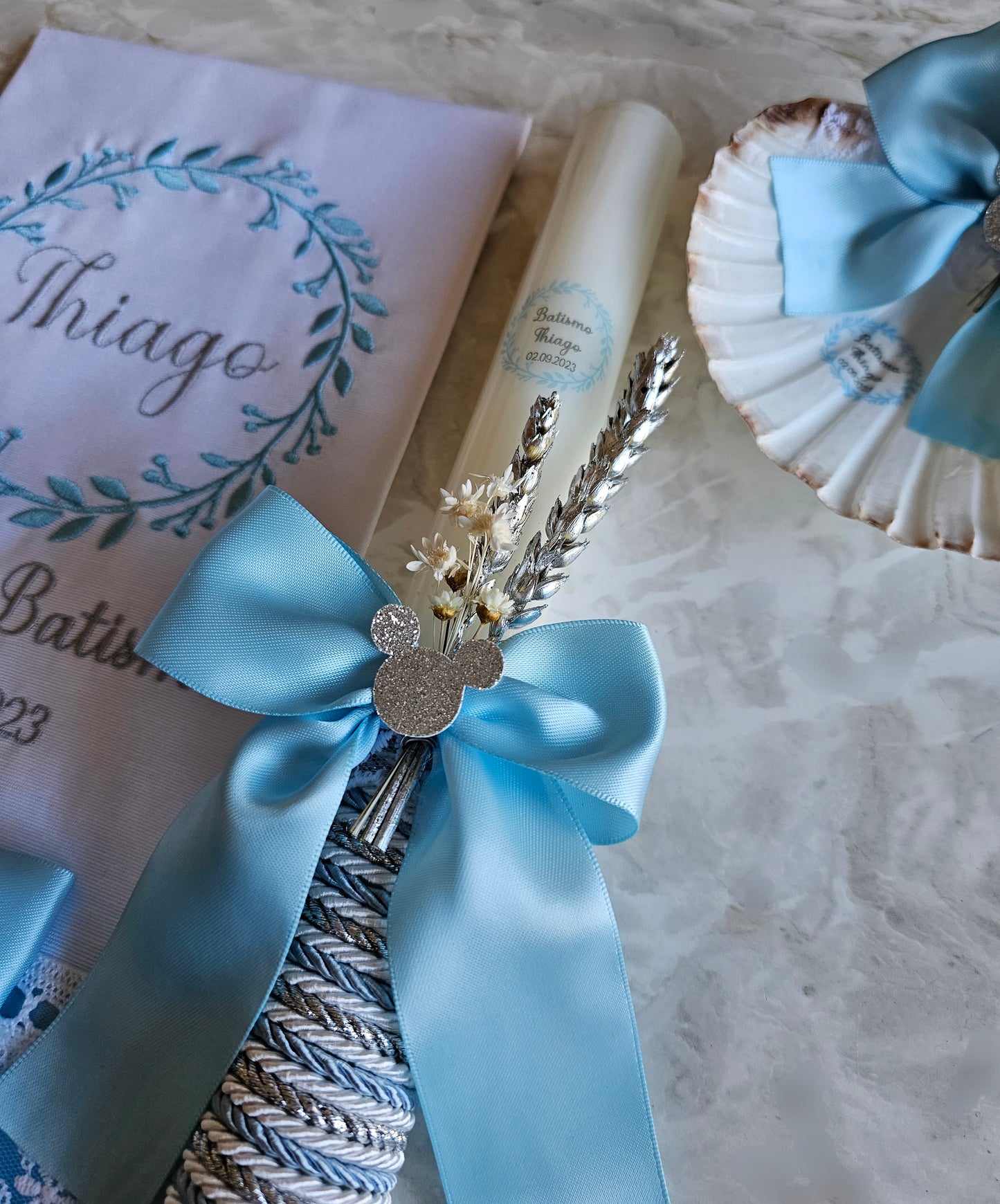 Conjunto de Batismo "Thiago"