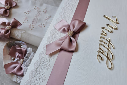 Conjunto de Batismo "Matilde" acrílico