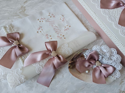 Conjunto de Batismo "Matilde" acrílico
