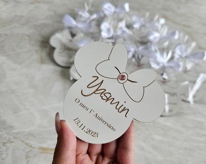 Íman personalizado Cabeça Minnie