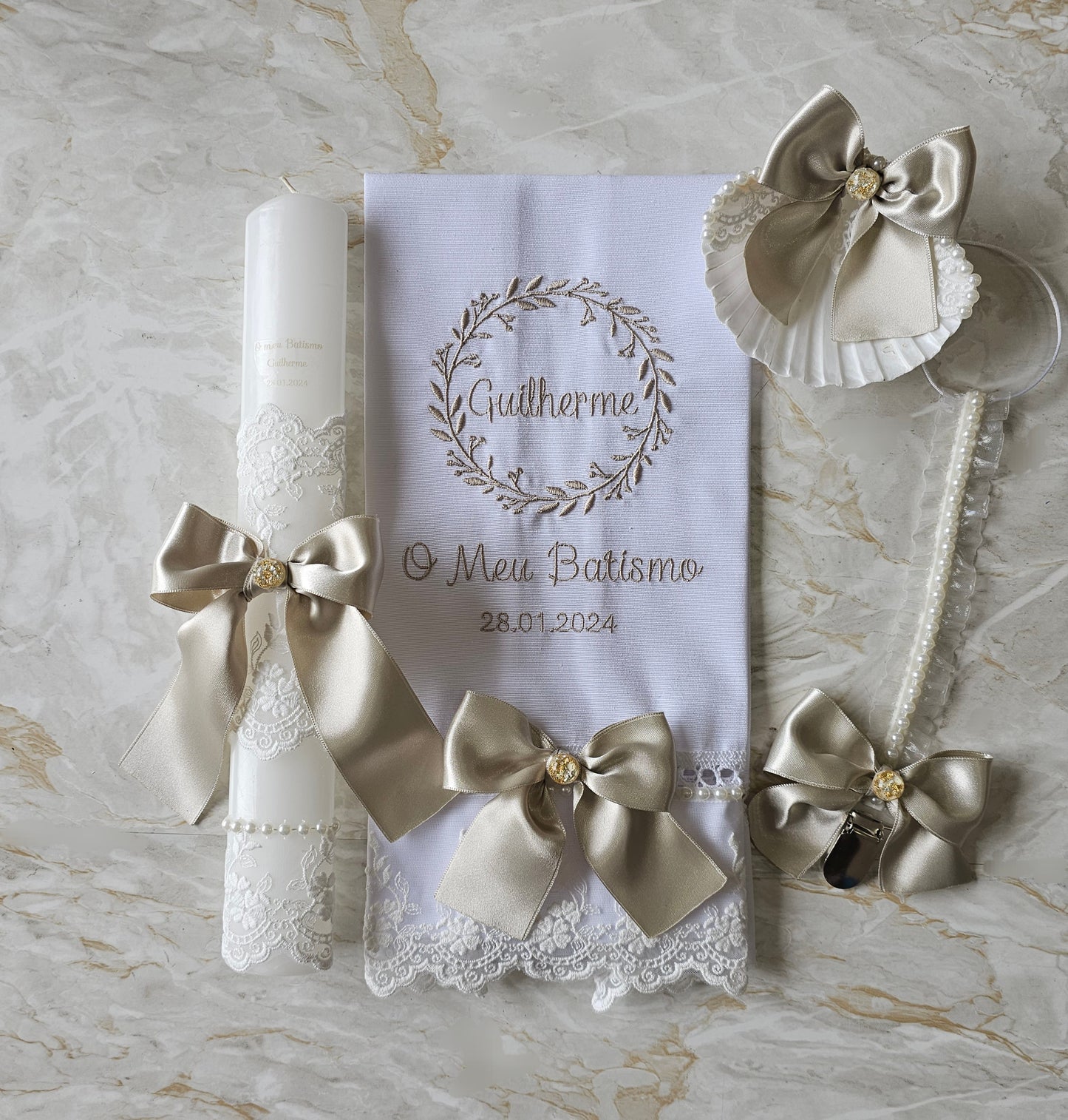 Conjunto de Batismo "Guilherme"