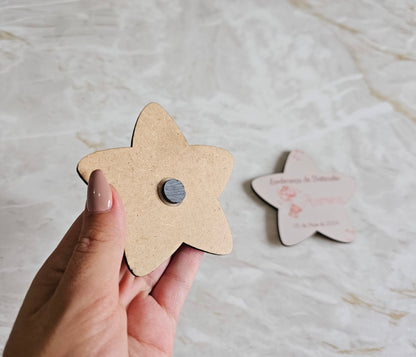 Íman personalizado estrela ursinho azul