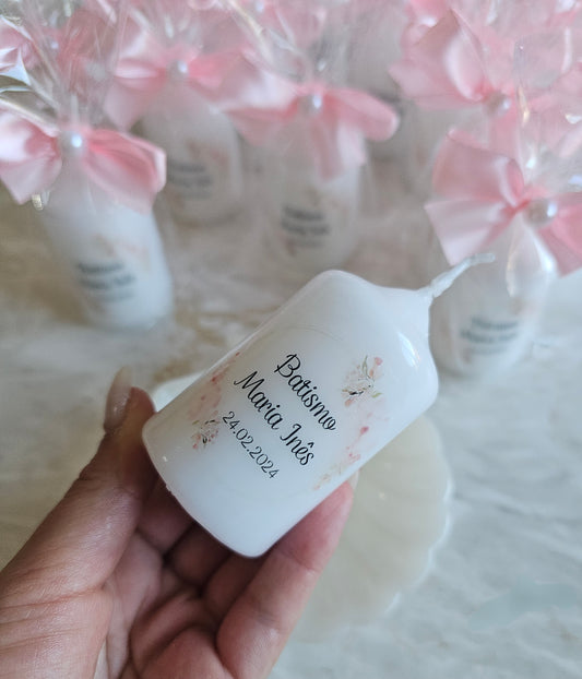 Vela personalizada "Maria Inês"