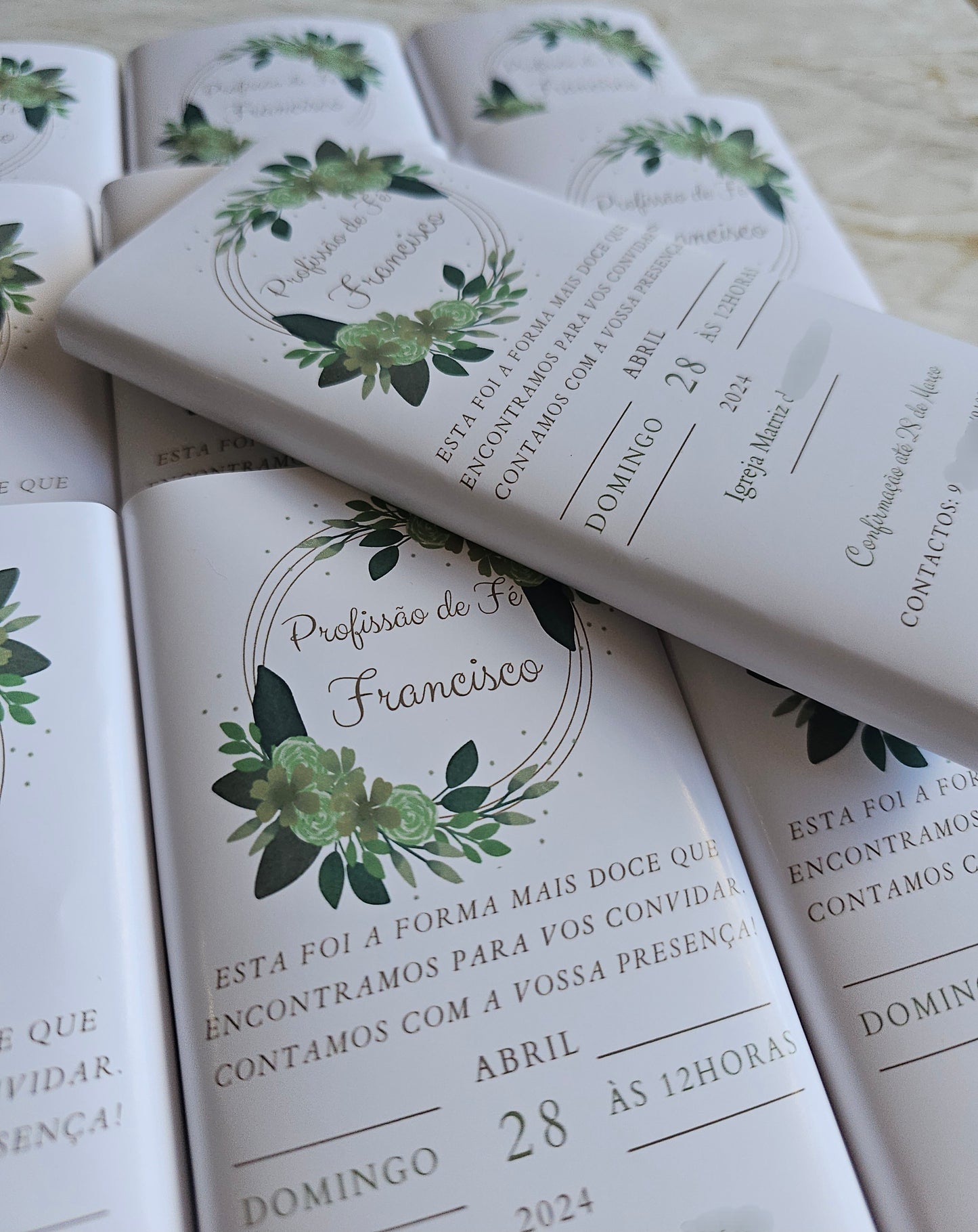 Convite "Francisco" chocolate