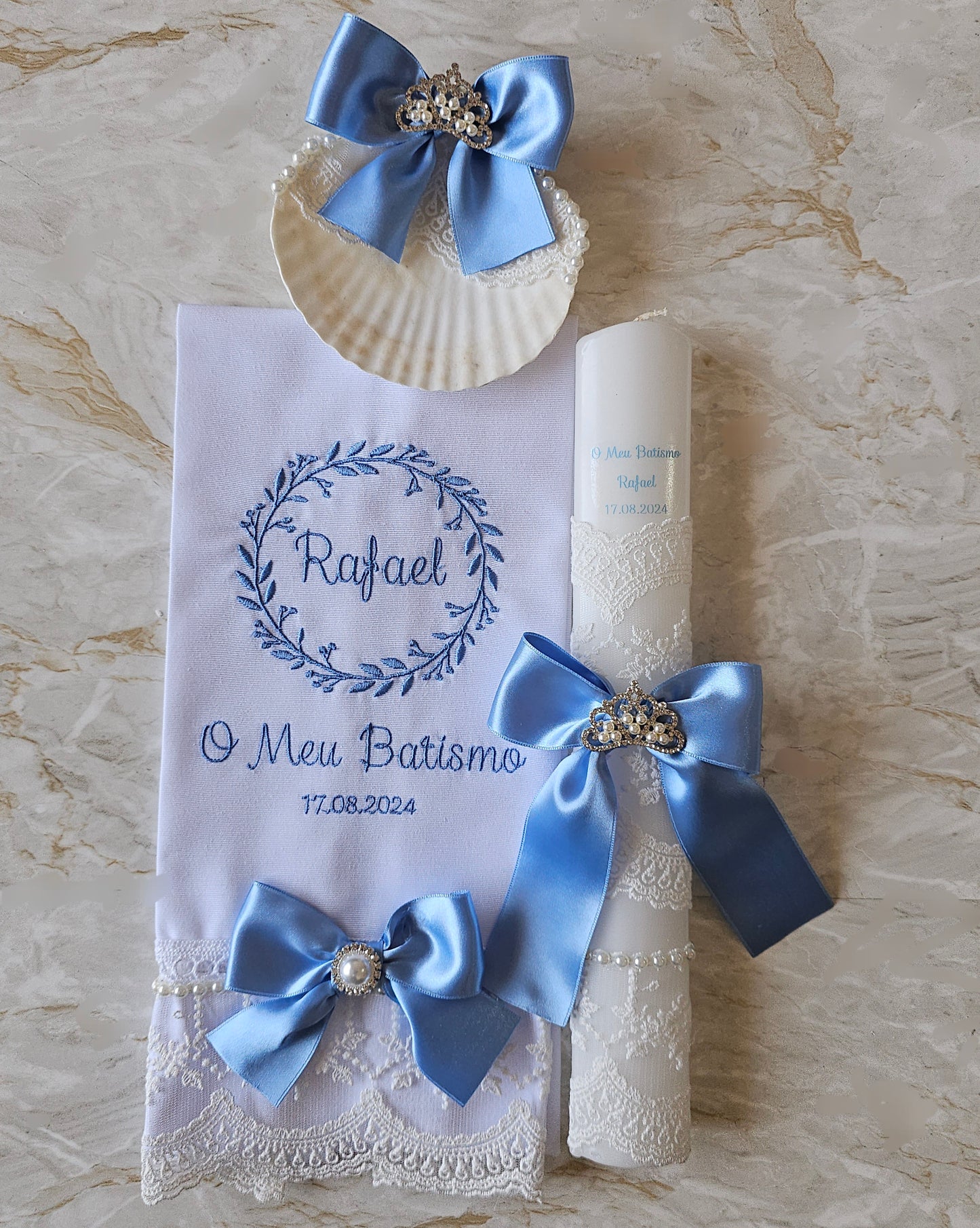 Conjunto de Batismo " Rafael"