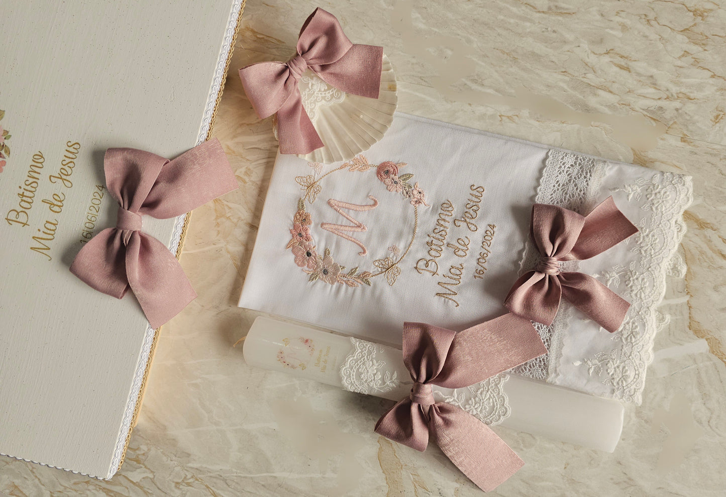 Conjunto de Batismo "Mia"