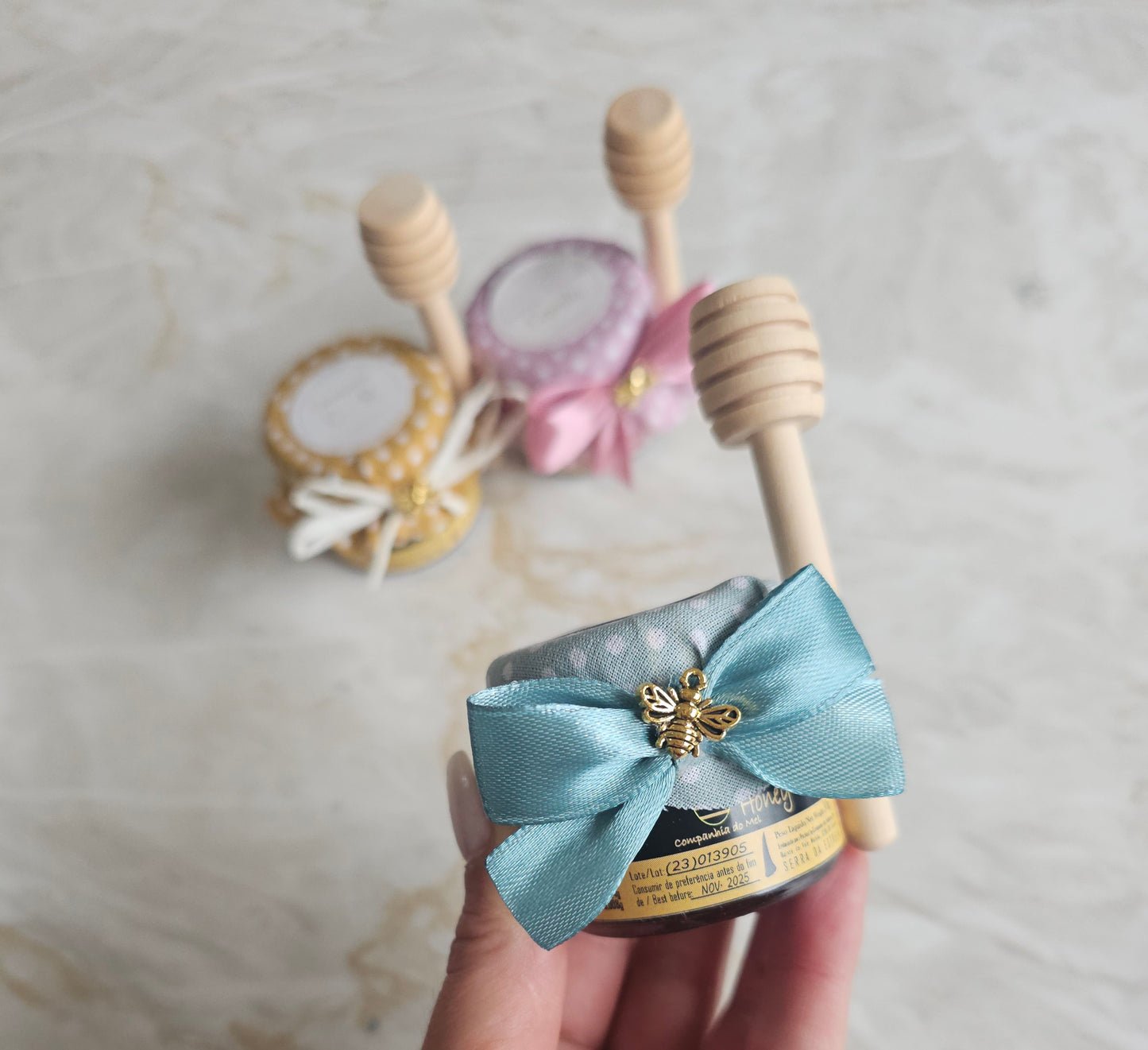 Pote de mel 30g personalizado