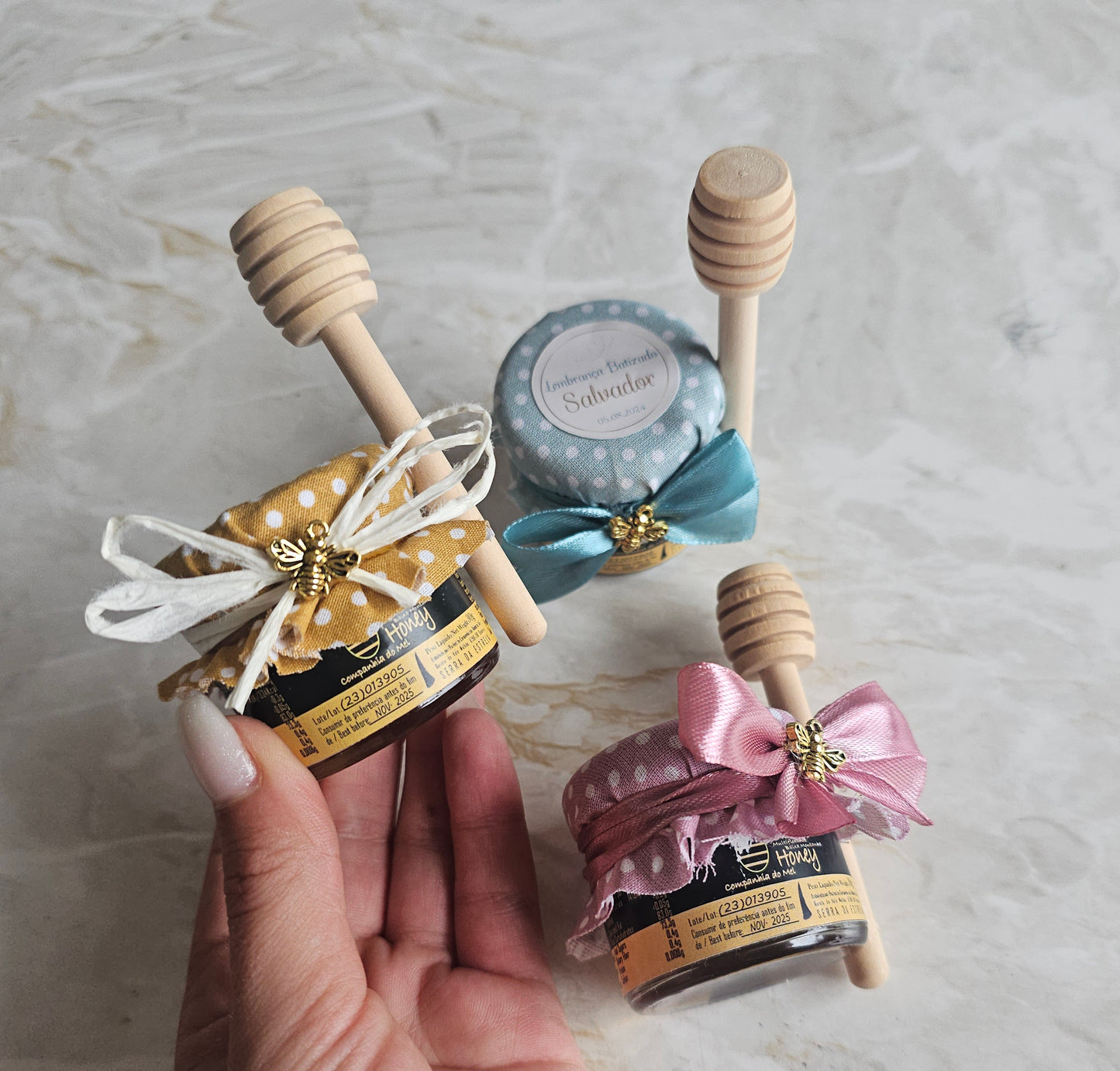 Pote de mel 30g personalizado