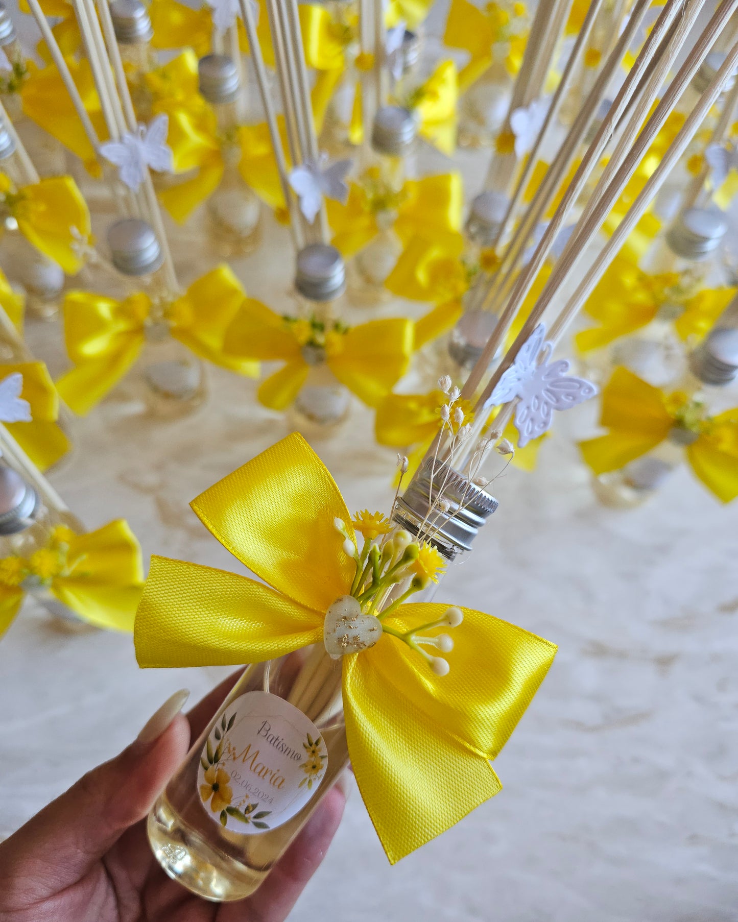 Mikado personalizado Amarelo