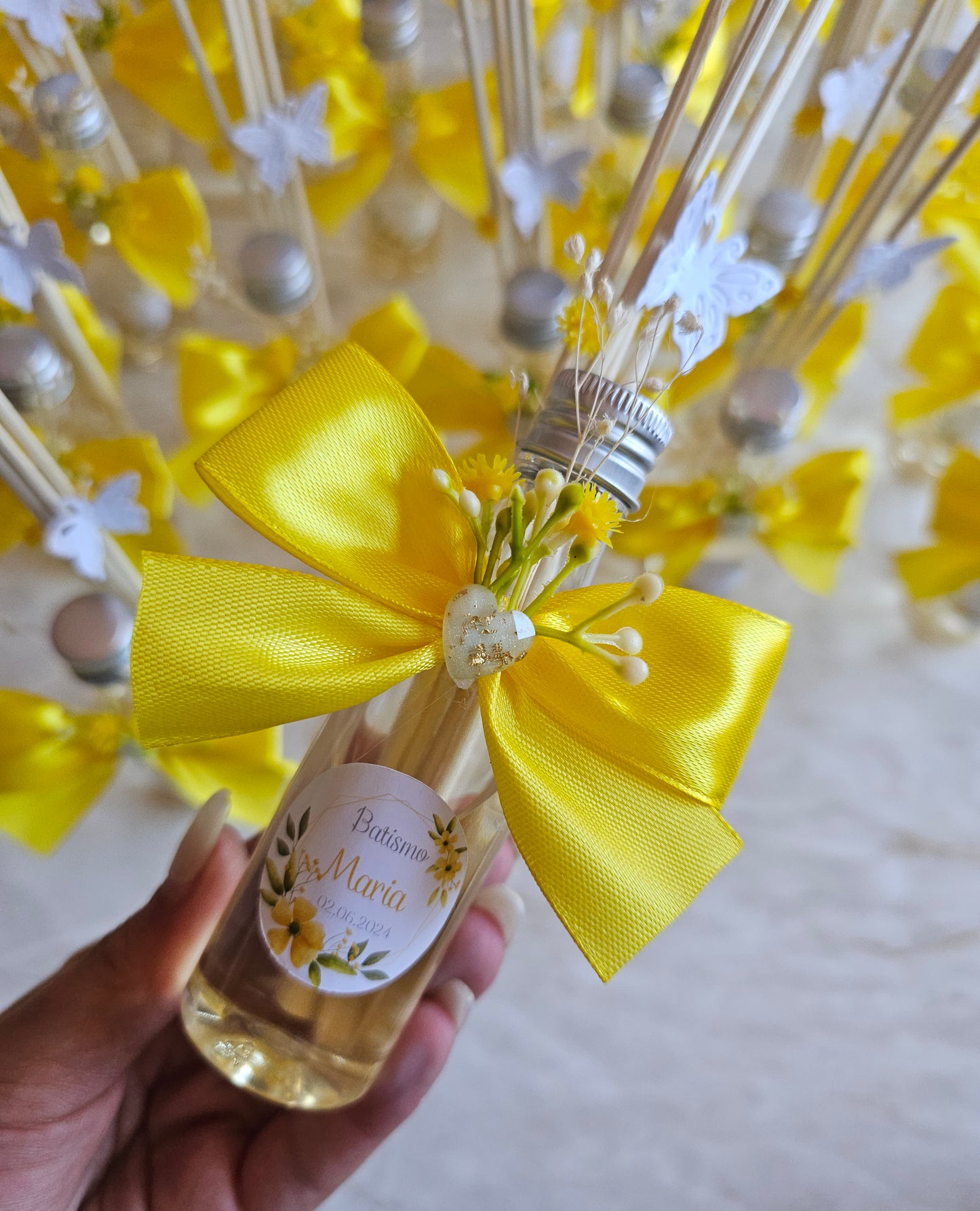 Mikado personalizado Amarelo