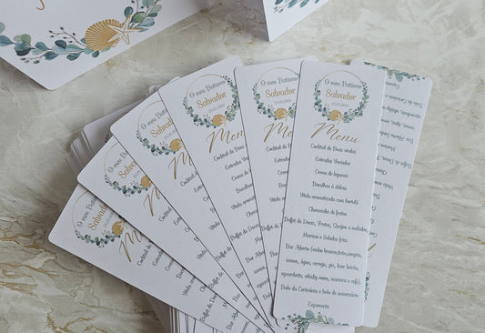 Menus personalizados Mar