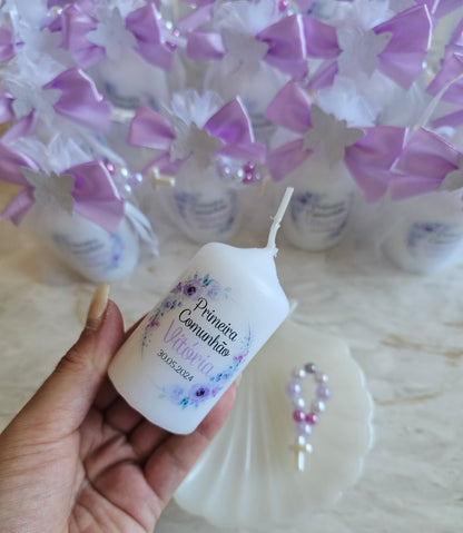Vela personalizada + mini dezena