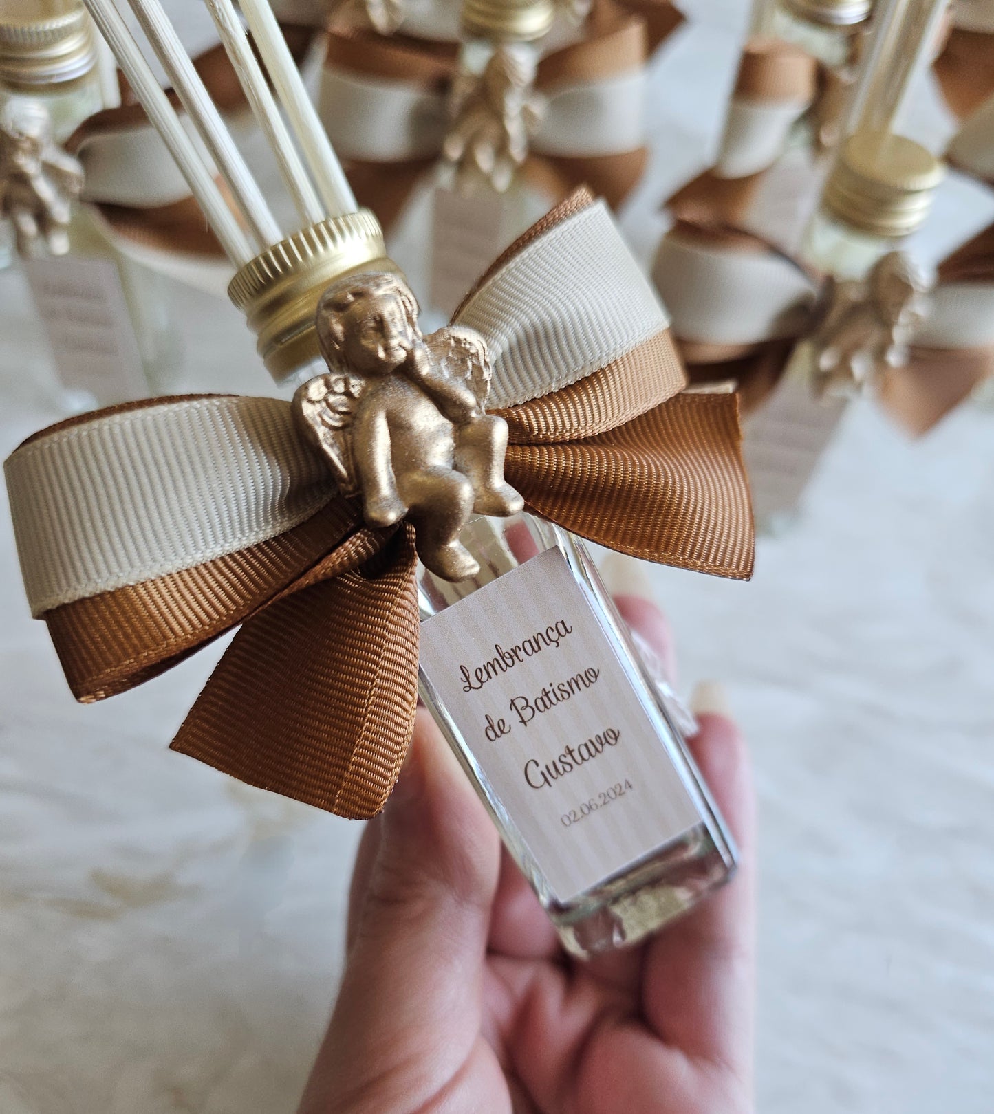 Mikado personalizado creme
