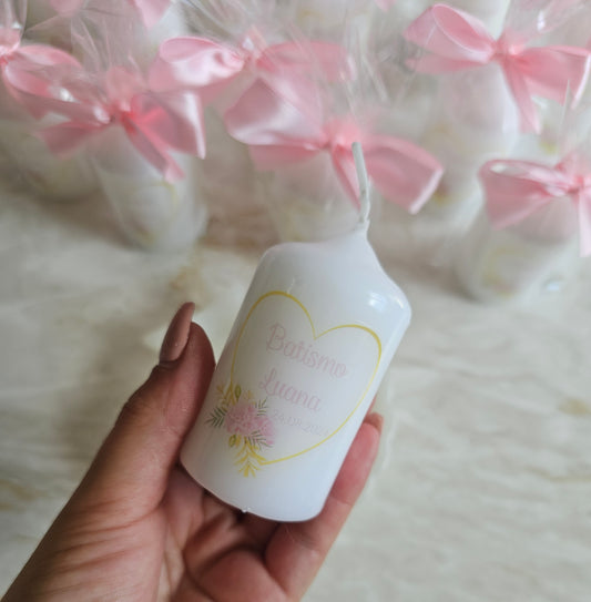 Vela personalizada "Luana"
