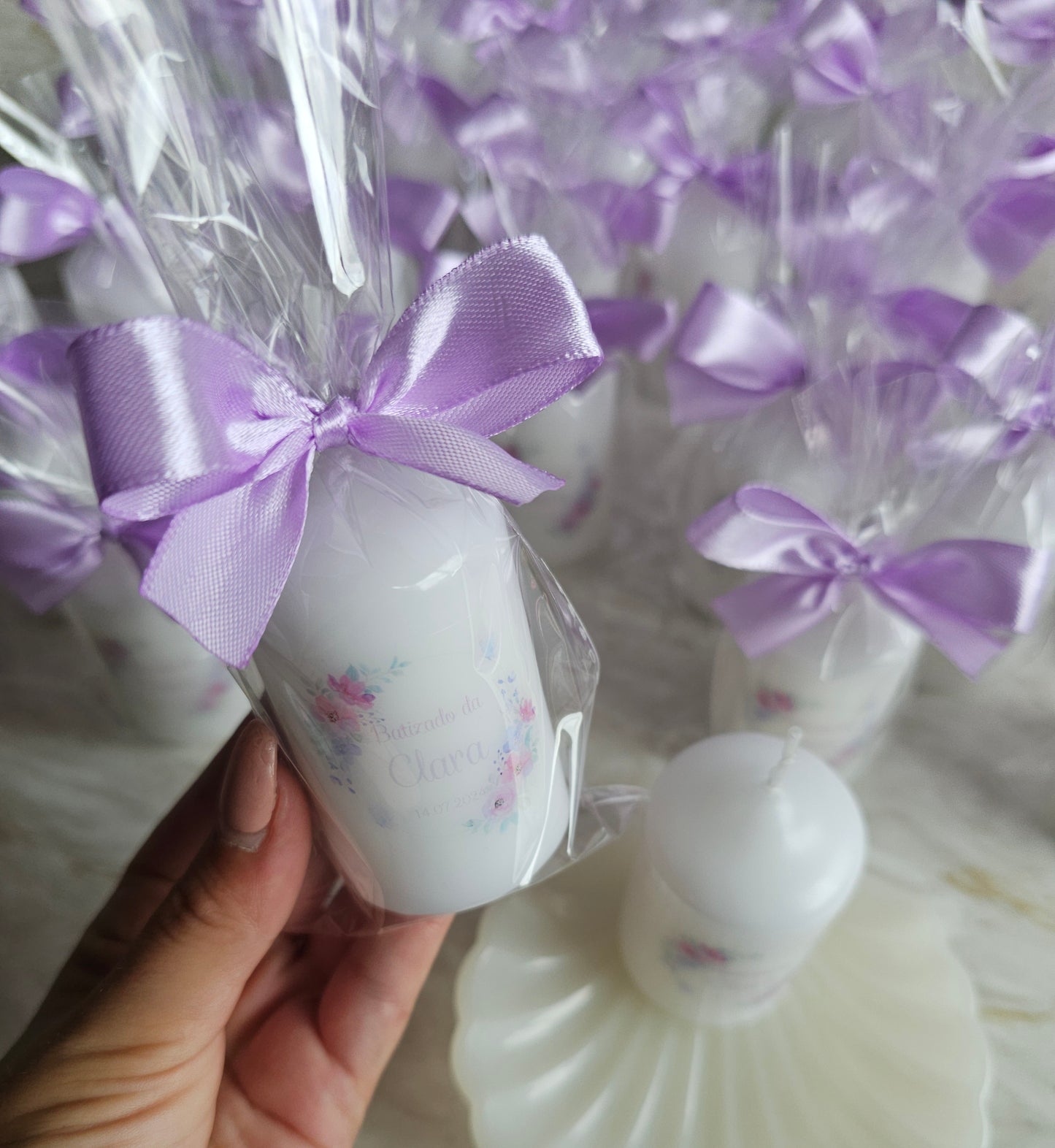 Vela personalizada "Clara"