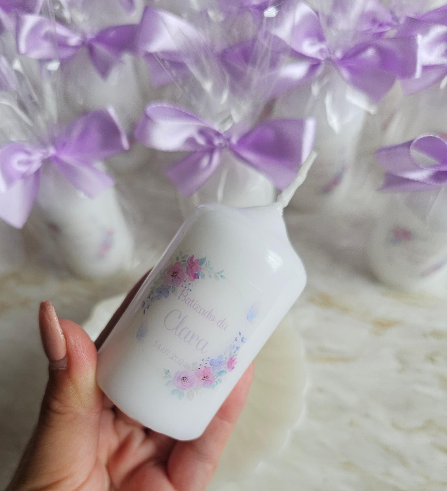 Vela personalizada "Clara"