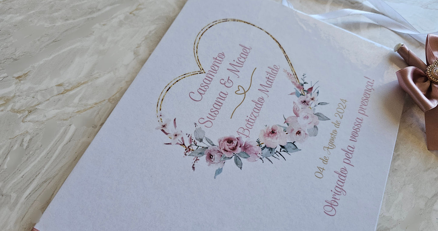 Livro de Honra Casamento & Batismo