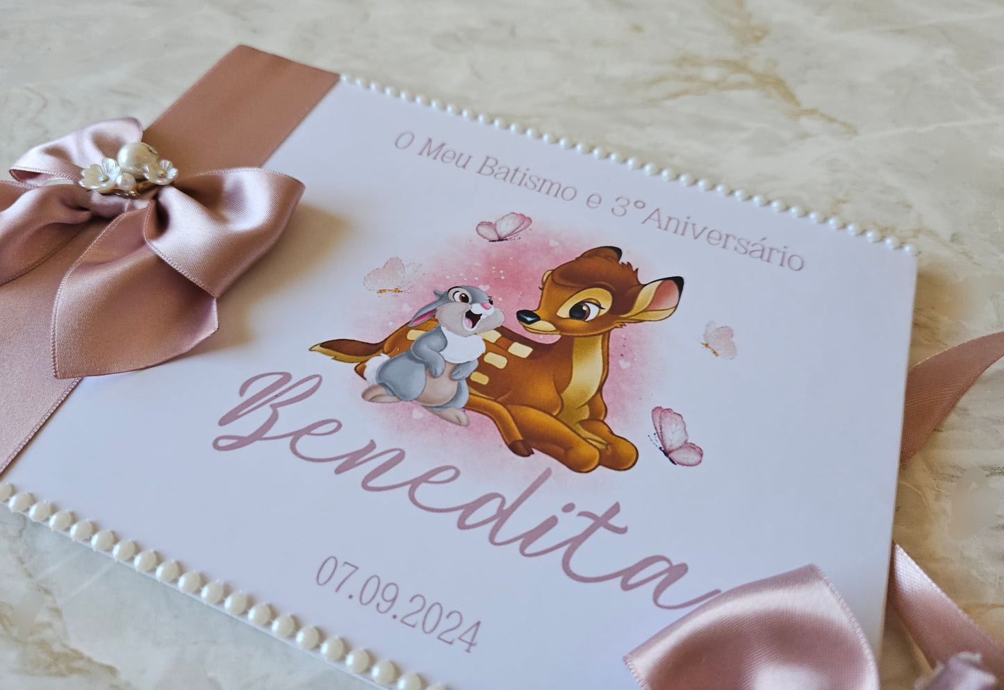 Livro de Honra A5 + caneta "Benedita"