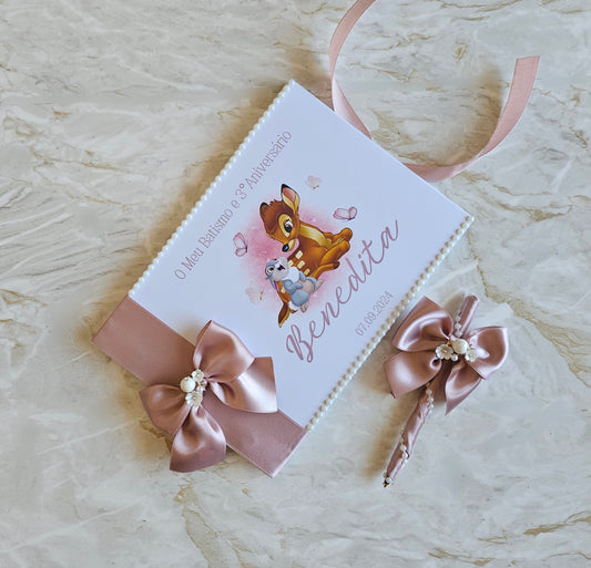 Livro de Honra A5 + caneta "Benedita"