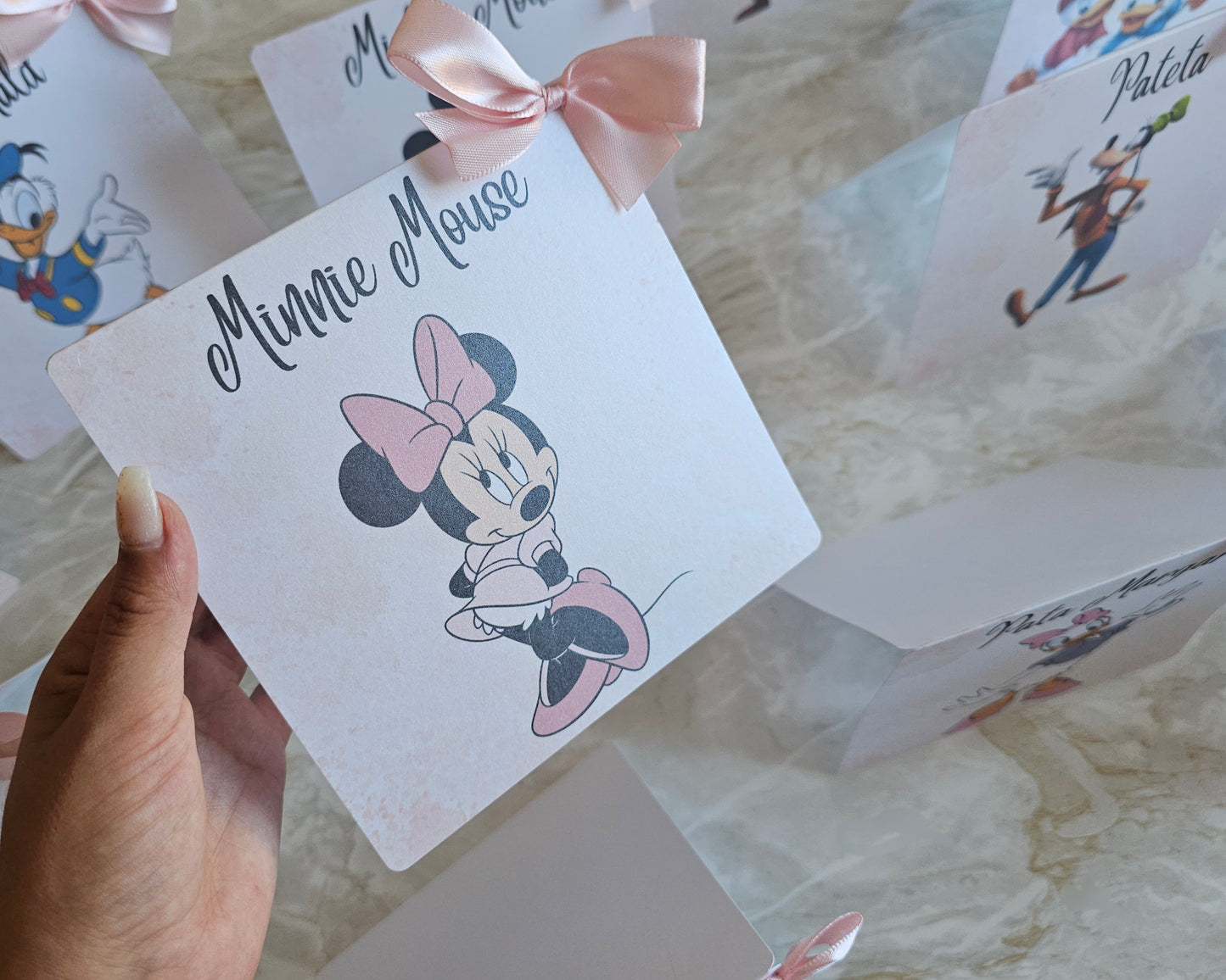 Marcadores de mesa Disney