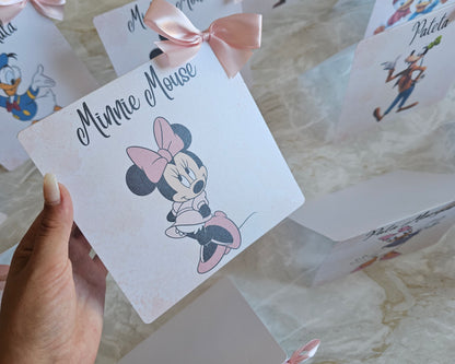 Marcadores de mesa Disney