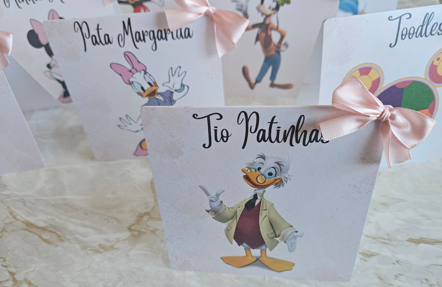 Marcadores de mesa Disney
