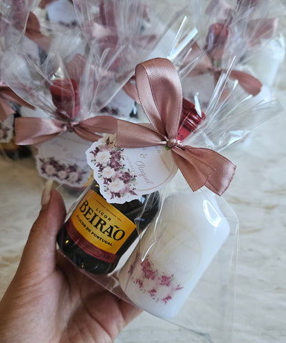 Kit vela personalizada + Miniatura de Beirão