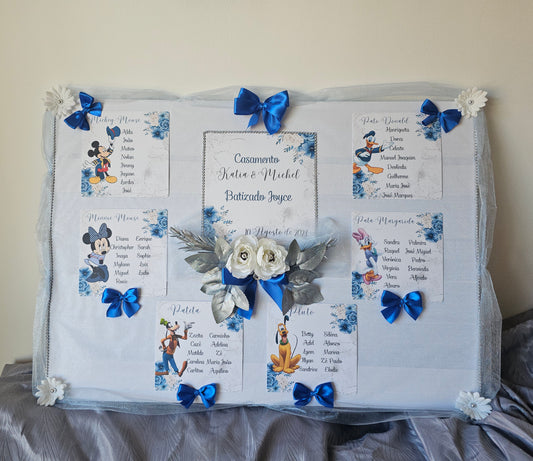 Placard mesas disney