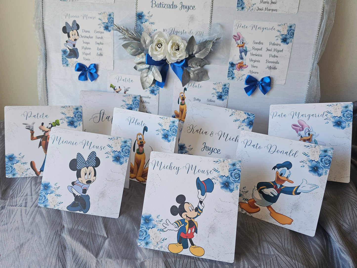 Marcadores de mesa Disney