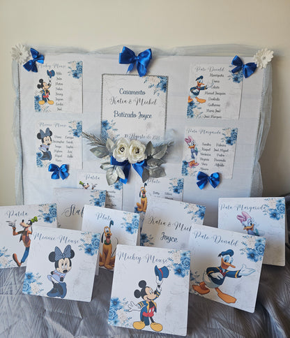Placard mesas disney