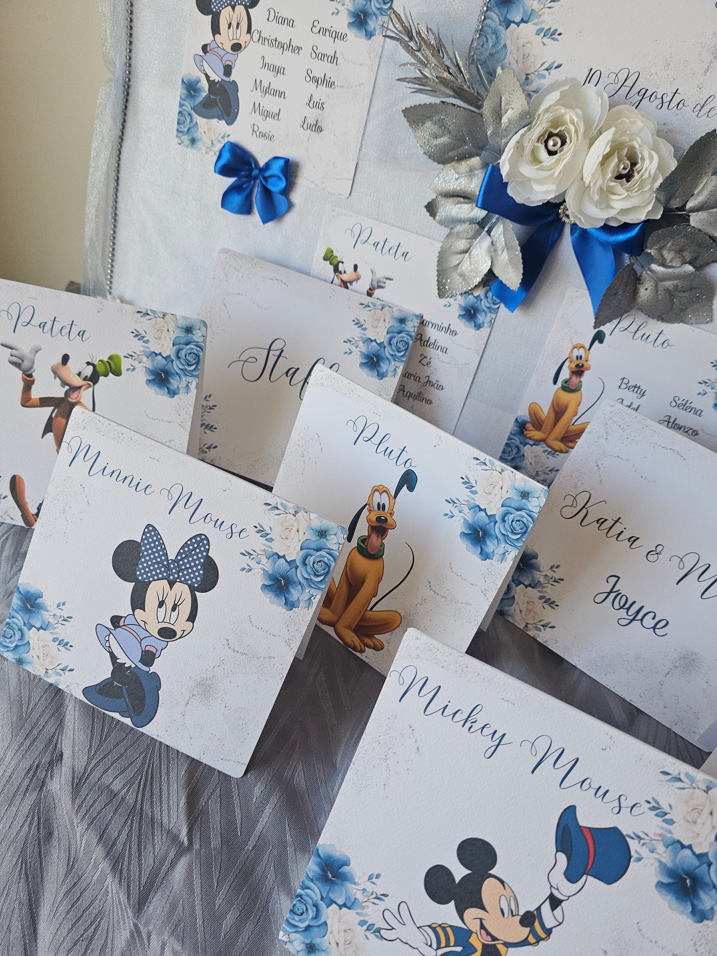 Marcadores de mesa Disney