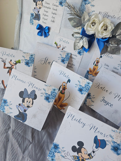Marcadores de mesa Disney