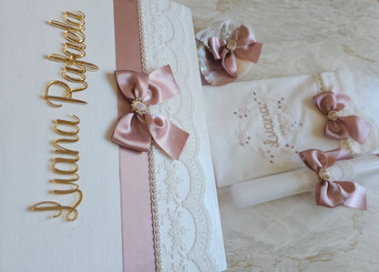 Conjunto de Batismo "Luana Rafaela"