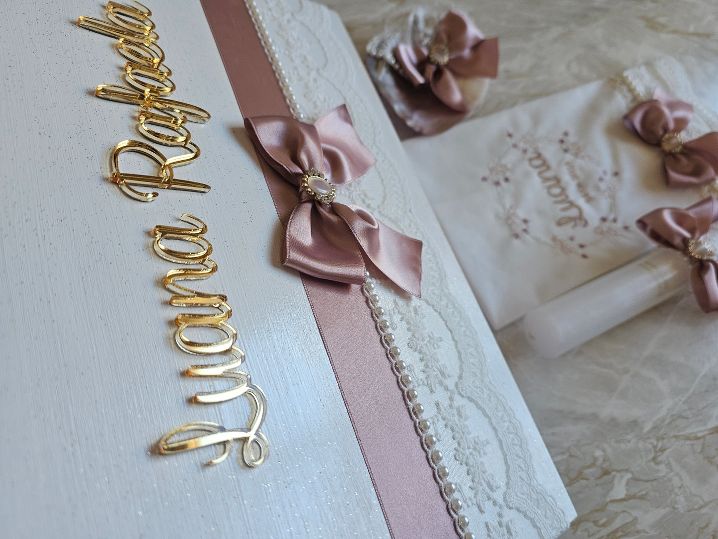 Conjunto de Batismo "Luana Rafaela"