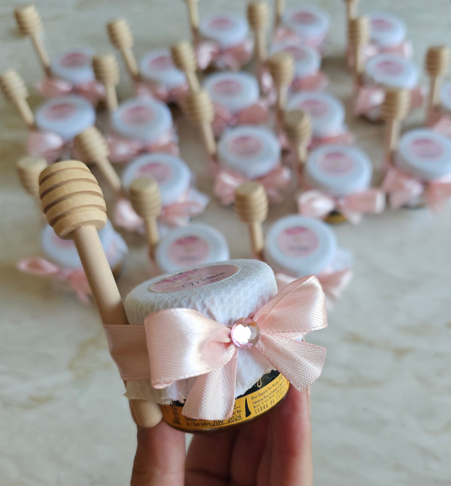 Pote de mel 30g Rosa
