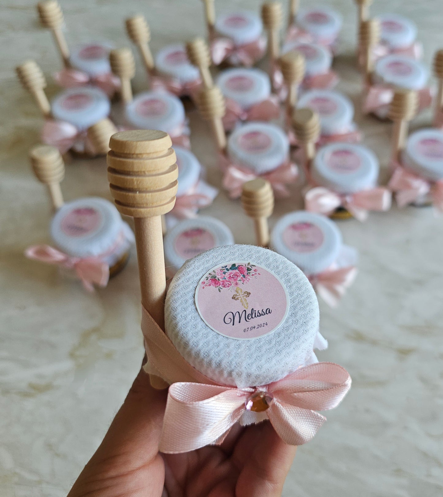 Pote de mel 30g Rosa