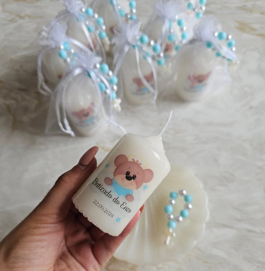 Vela personalizada + mini dezena