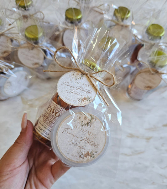 Kit espelho personalizado + Moscatel