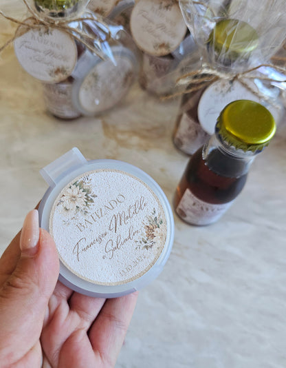 Kit espelho personalizado + Moscatel