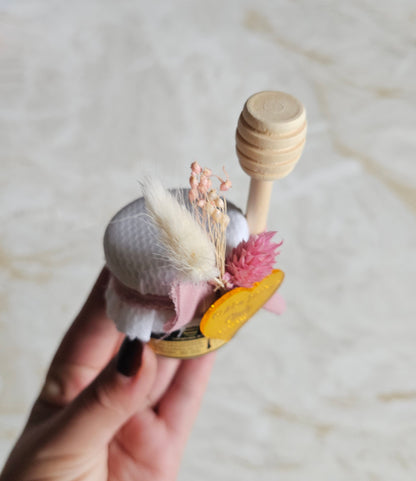Pote de mel 30g "Coração de Ouro"