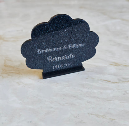 Mini moldura concha galaxy blue