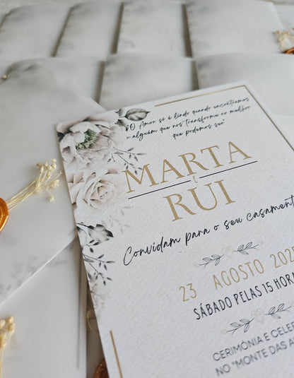 Convite Casamento M&R