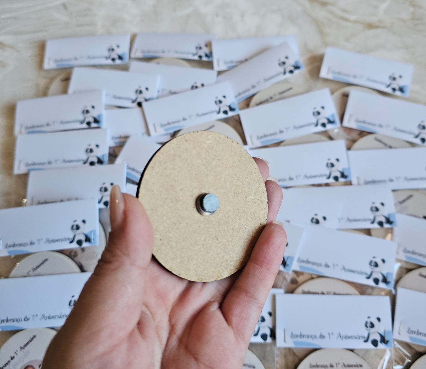 Ímans personalizado tema Panda com foto