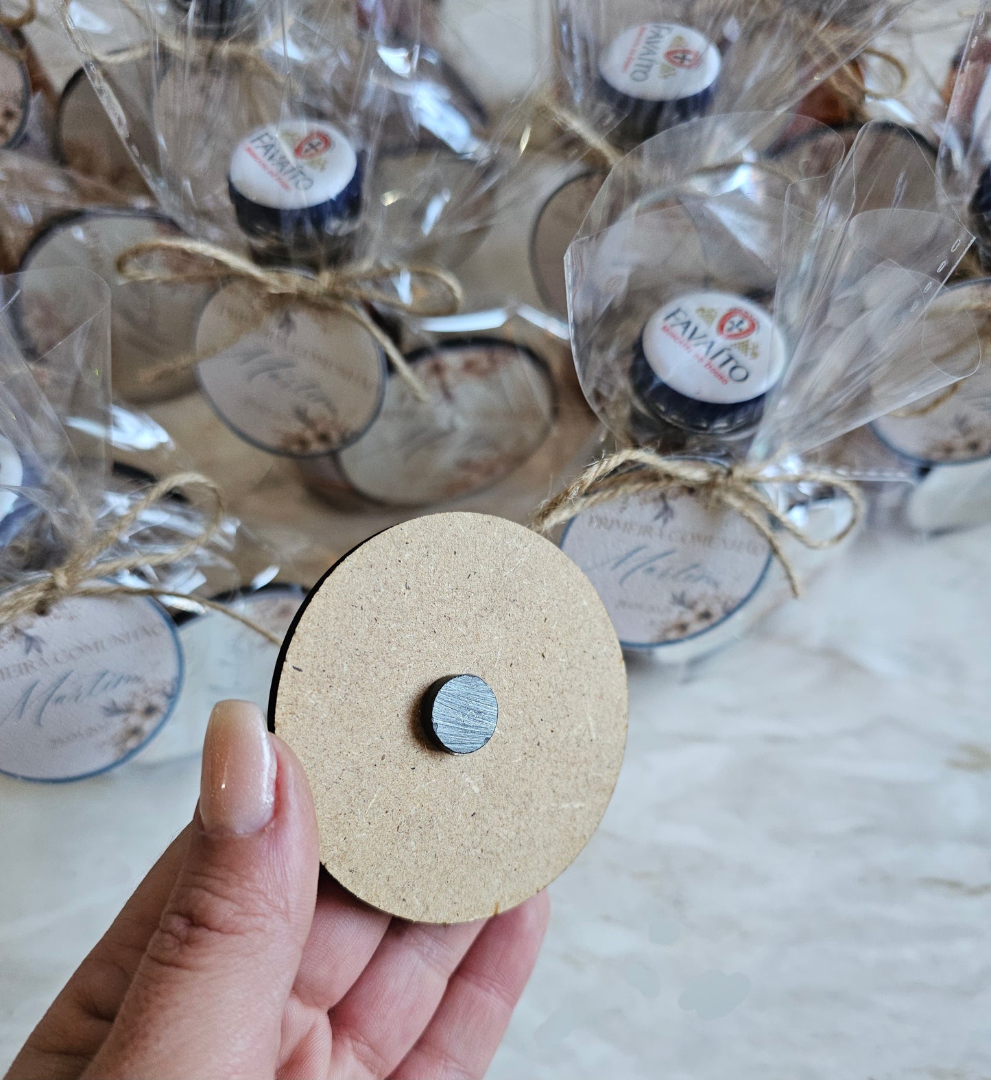 Kit Moscatel + íman personalizado