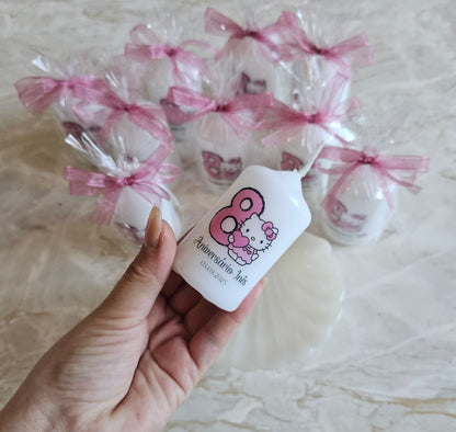Velas personalizadas tema Kitty