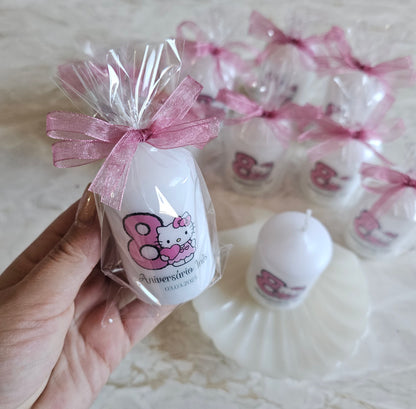 Velas personalizadas tema Kitty