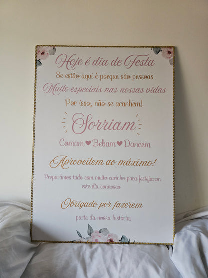 Placa personalizada