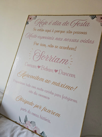 Placa personalizada